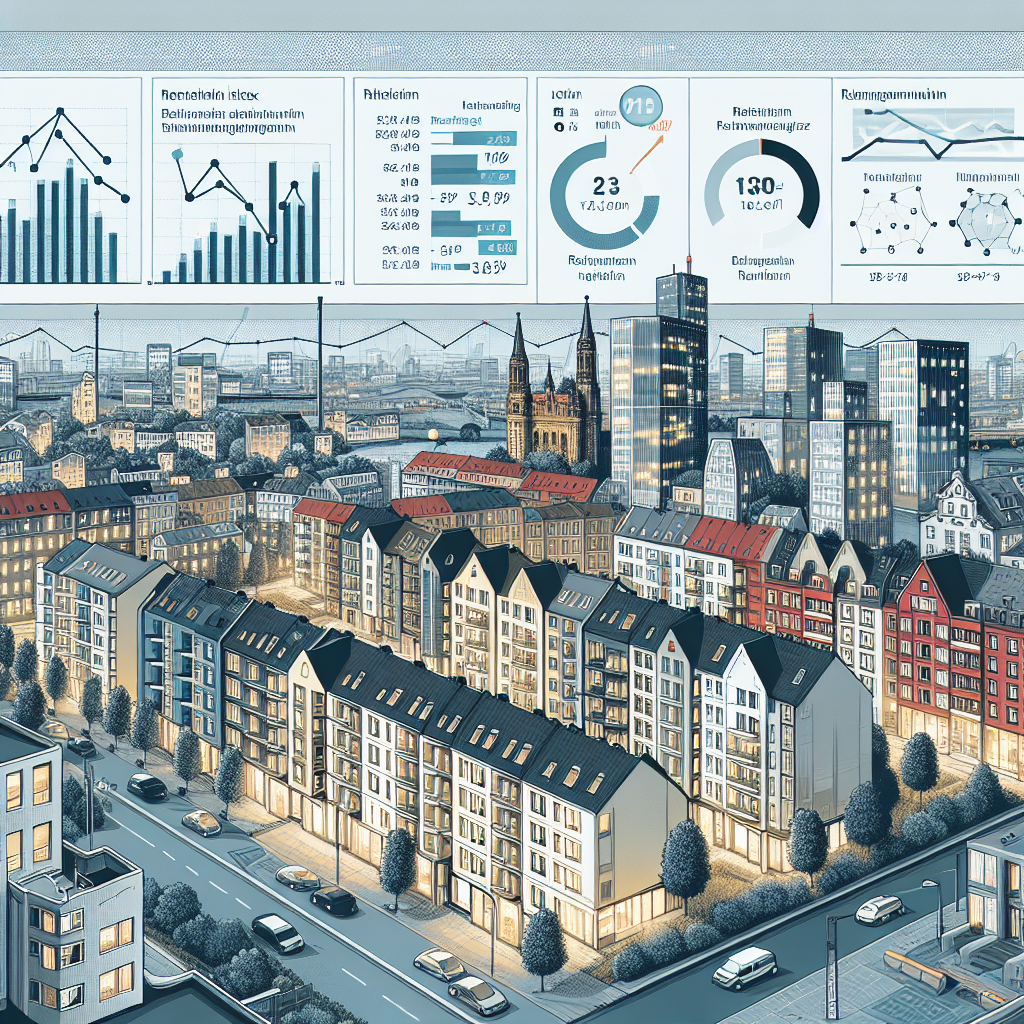 Entwicklung des Mietspiegels in Leipzig-Grünau.